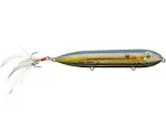 Heddon Super Spook Feather Dressed, 5” 7/8 oz, Choice of Colors