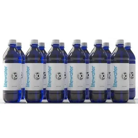 Litewater 10 ppm Deuterium Depleted Water (DDW) - Bottled Water .5/16.9 Fl.oz - Pure & Clean Natural Water - Immediate Boost of Energy for Athletes & Outdoor Lovers (Pack of 12)