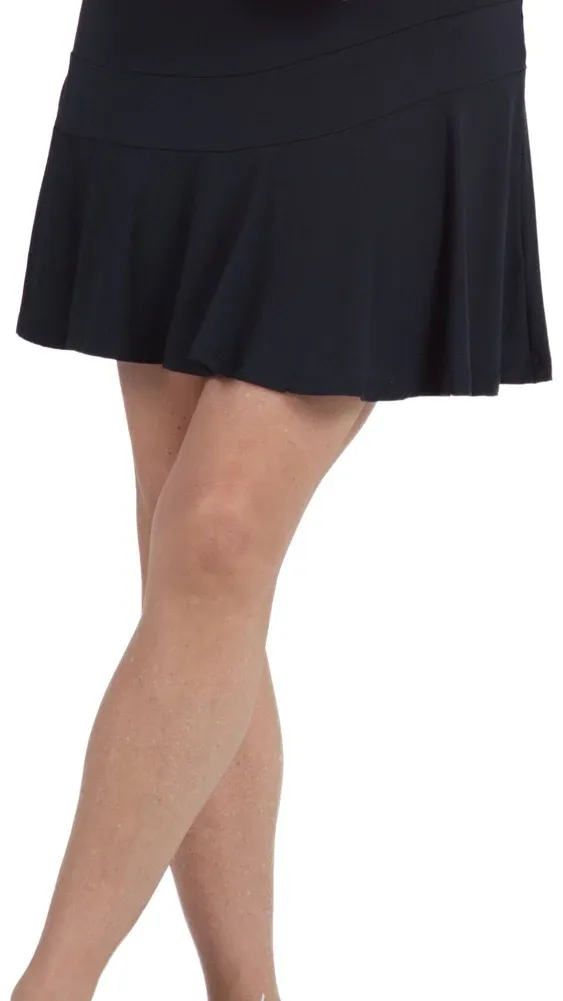 IBKUL Women's Solid Flounce Skort - 20000