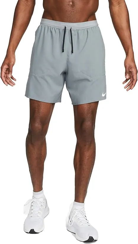 Nike Men's Dri-Fit Stride 2-in-1 7” Shorts, Medium, Smoke Grey