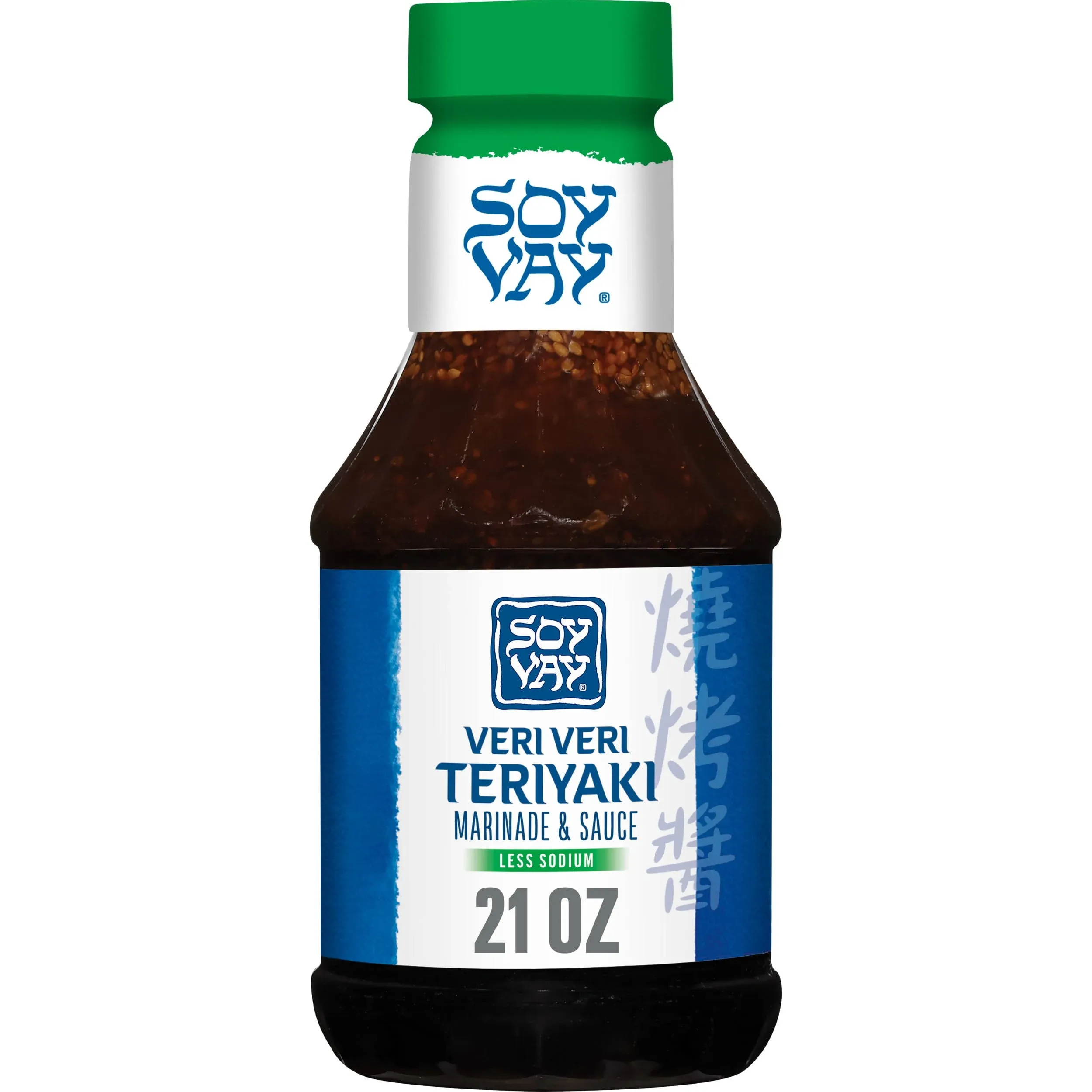 Soy Vay Marinade & Sauce, Less Sodium, Veri Veri Teriyaki - 21 oz