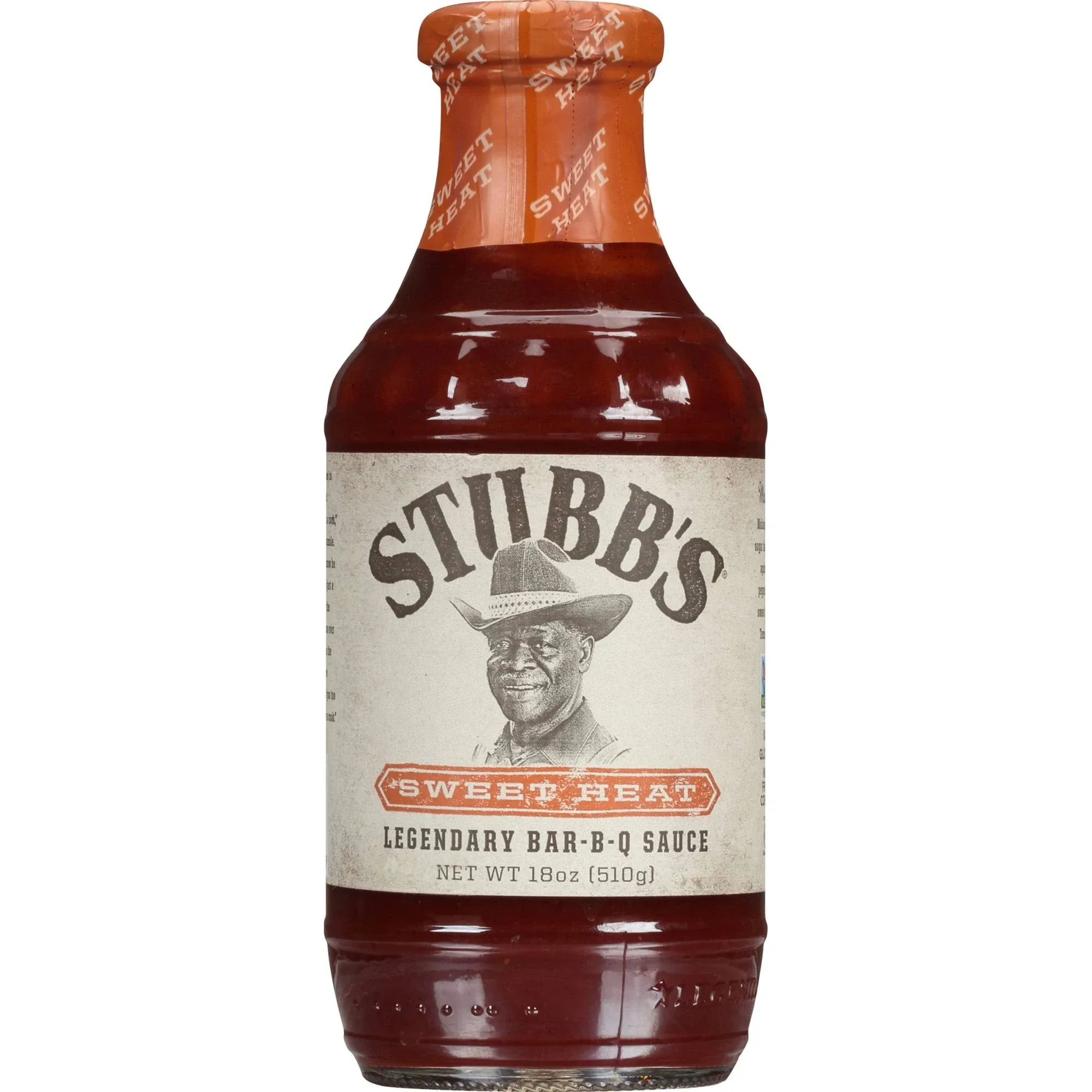 Stubbs Bar-B-Q Sauce, Legendary, Sweet Heat - 18 oz