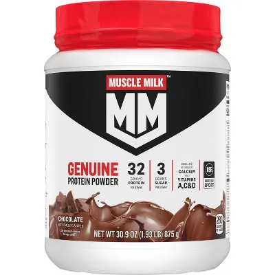 Muscle Milk Protein Powder, Chocolate - 30.9 oz