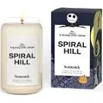 Homesick Disney Tim Burton’s Nightmare Before Christmas Spiral Hill Candle - Scents of Dark Cassis, 13.75 Oz, 60-80 Hour Burn, Disney Inspired Candle/Gift, Disney Home Decor, Aromatherapy Candle