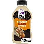 Taco Bell Baja Creamy Sauce  12 fl oz Pack of 8