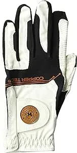 "NEW Copper Tech White/Black Women's Spidertech One Size Fits All Golf Glove"