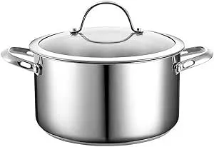 Cooks Standard Stainless Steel Stockpot with Cover, 6-Quart