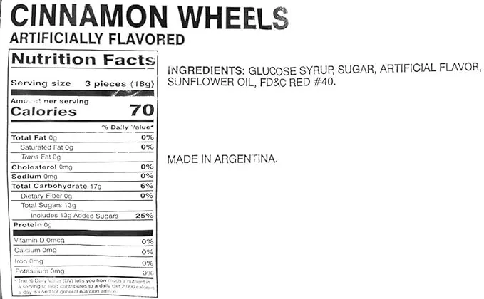 SweetGourmet Cinnamon Discs | Arcor Bulk Hard Candy | 2 Pounds