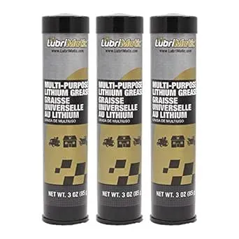 LubriMatic 11312 Multi-Purpose Grease - 3 Pack of 3 oz. Cartidges