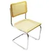 Breuer Chair Company Cesca Cane Dining Chair in Chrome and Natural