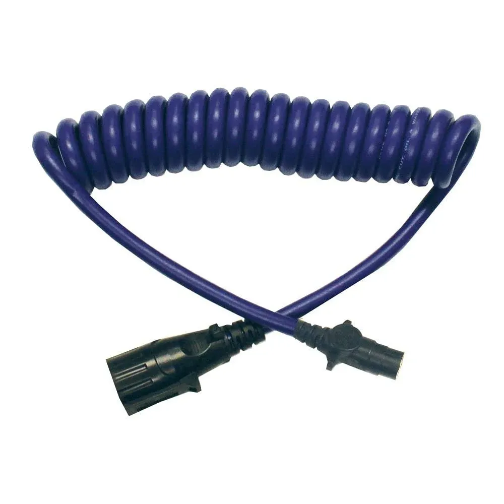 Blue Ox BX88254 7 to 4 Coiled Electrical Cable