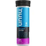 Nuun Hydration Sport + Caffeine Vegan Drink Tabs - Wild Berry 10ct