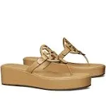 Tory Burch Women's Miller Leather Wedge Sandals