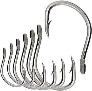 3X-Strong-Octopus-Hooks-Saltwater-Fishing-Circle-Hooks- Stainless Big Game Size 1-13/0