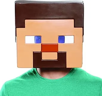 Disguise Men's Minecraft Steve Adult Mask