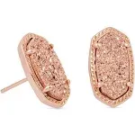 Kendra Scott Ellie Earrings in Rose Gold Plated Drusy