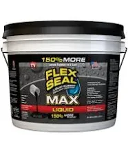 FLEX SEAL Family of Products FLEX SEAL MAX Black Liquid Sealant Coating 2.5gal