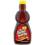 Mrs. Butterworth's Original Thick and Rich Pancake Syrup, Maple Flavored Syrup for Pancakes, Waffles and Breakfast Food, 24 Fl Oz Bottle