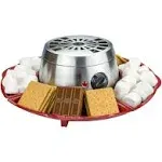 Brentwood Appliances Indoor Electric Stainless Steel S'mores Maker with 4 Trays