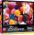 Masterpieces - Brilliance - Beautiful Blooms 550 Piece Jigsaw Puzzle