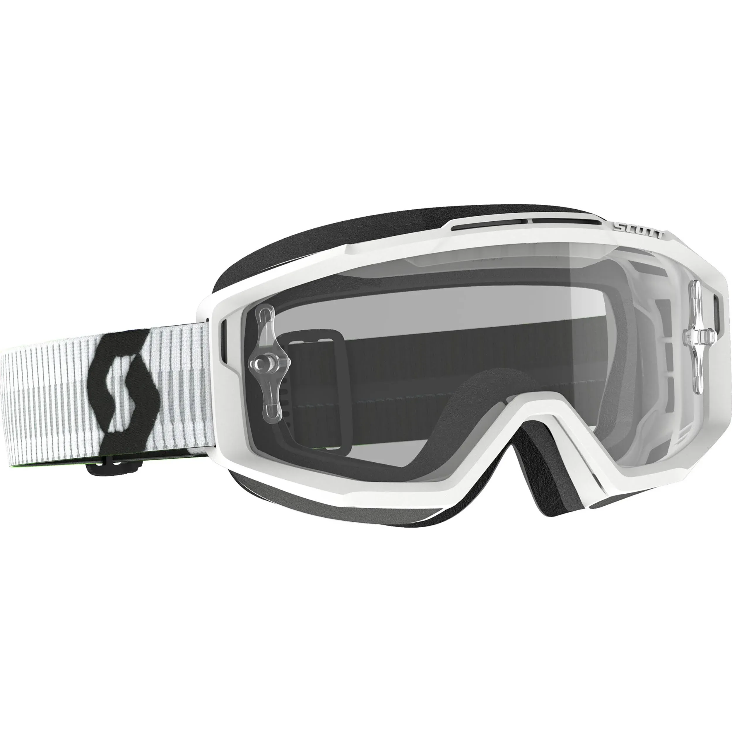 Scott Split OTG Clear Works Lens White Goggle