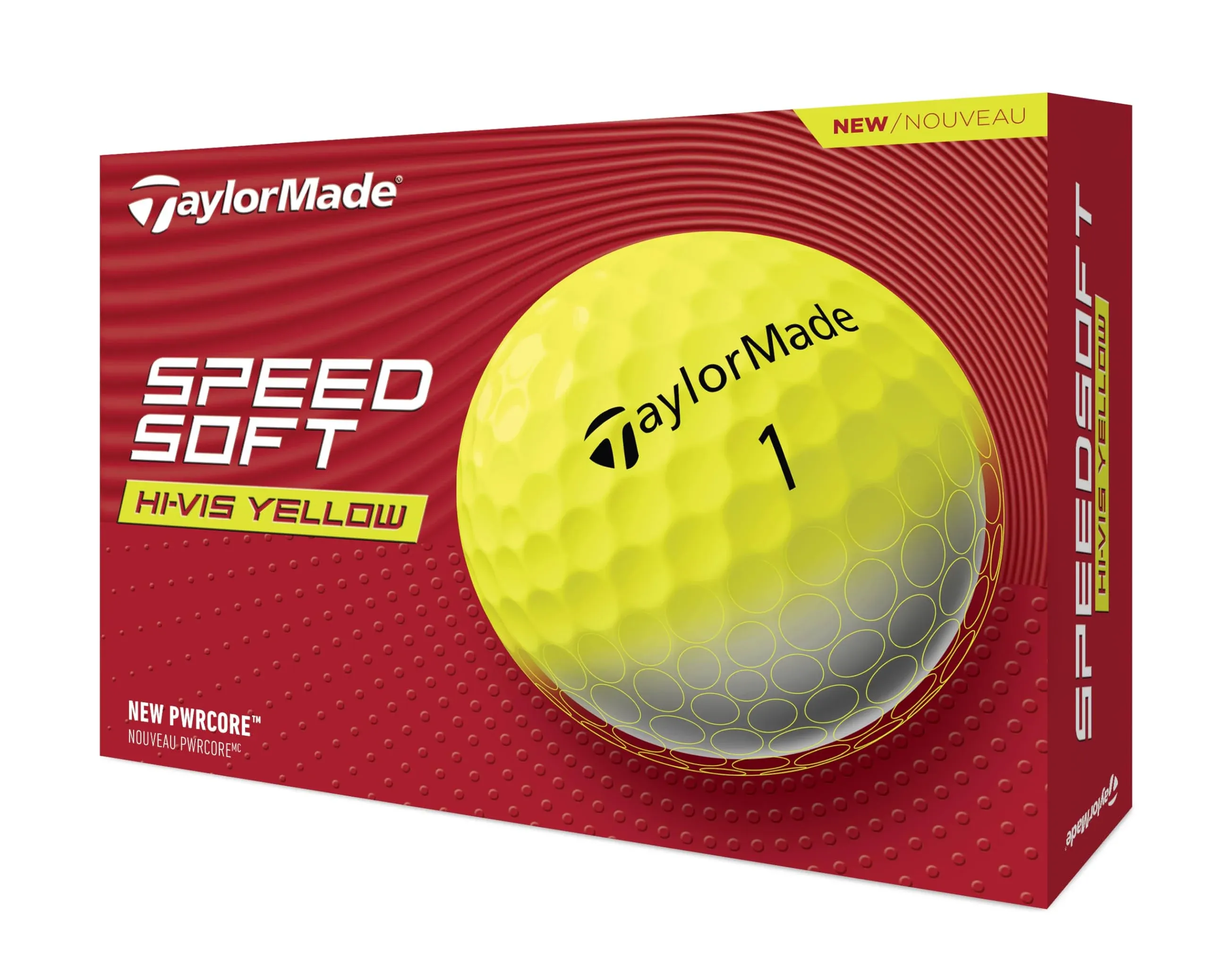 TaylorMade 2024 SpeedSoft Golf Balls Yellow