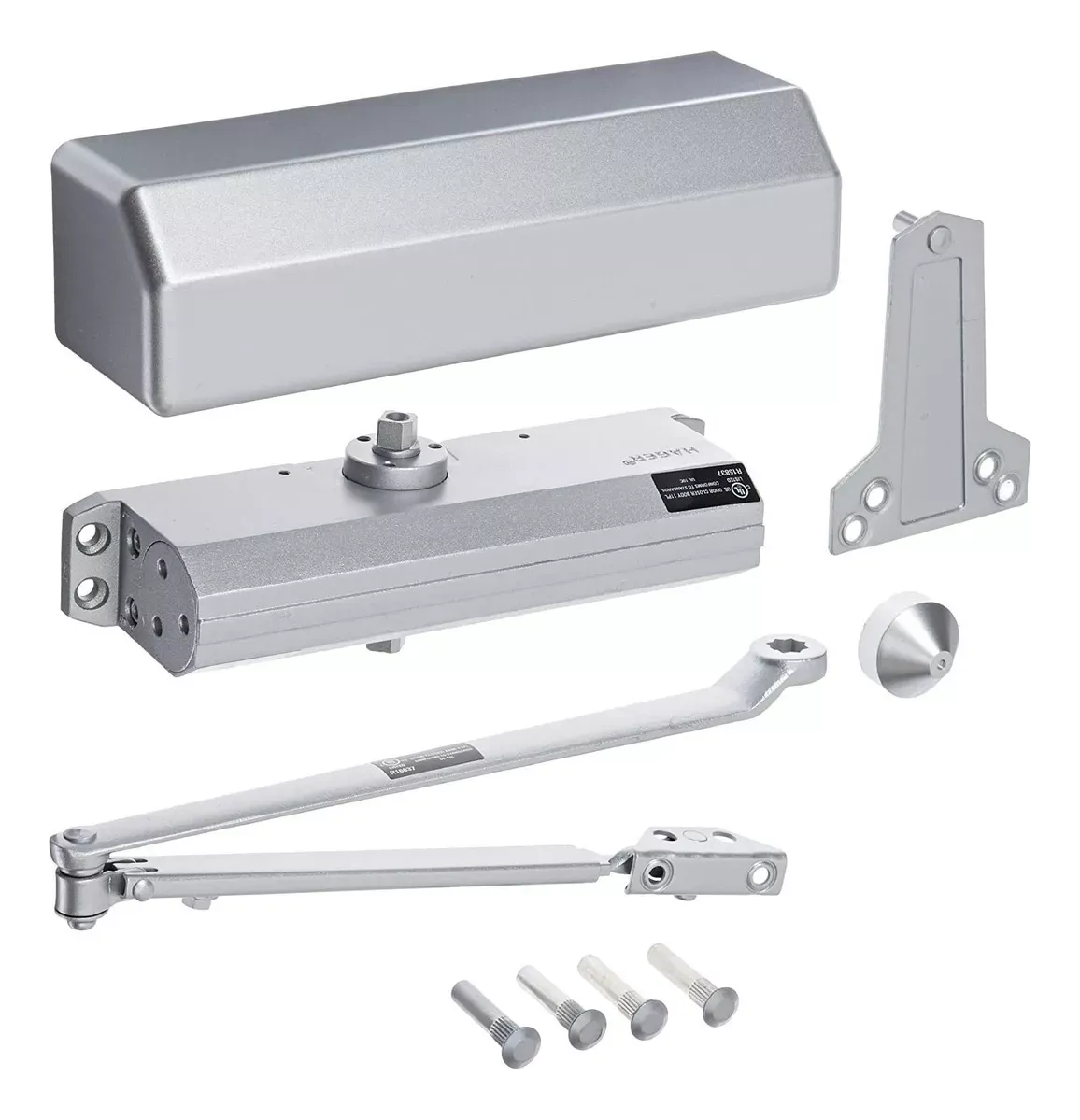 Hager 5300 Series Aluminum Grade 1 Heavy Duty Surface Door Closer Multi-Mount