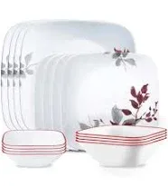 Corelle Kyoto Leaves 16-Piece Dinnerware Set