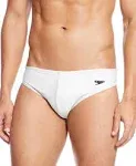 Speedo male Fitness Solar 1" Brief, Heather Grey, Size 28