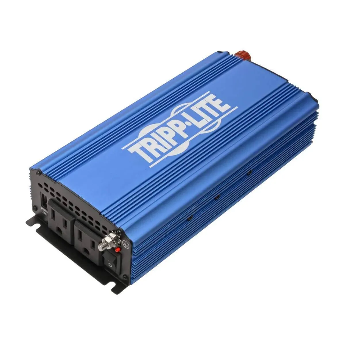 Tripp Lite 750W Compact Portable Power Inverter for Cars, Car Outlet Adapter with 2 AC 1 USB Outlets (PINV750)