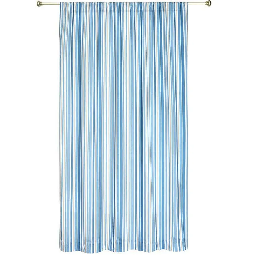 The Lakeside Collection Coastal Stripe Window Panels