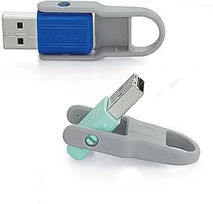 Verbatim 32GB Store 'n' Flip USB Flash Drive - 2Pk - Blue, Mint (70061)