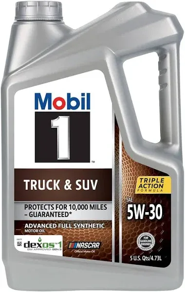 Mobil 1 Truck & SUV Synthetic Oil 5W30