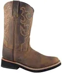 Smoky Mountain Toddler's Pueblo Western Boots - Dark Crazy Horse