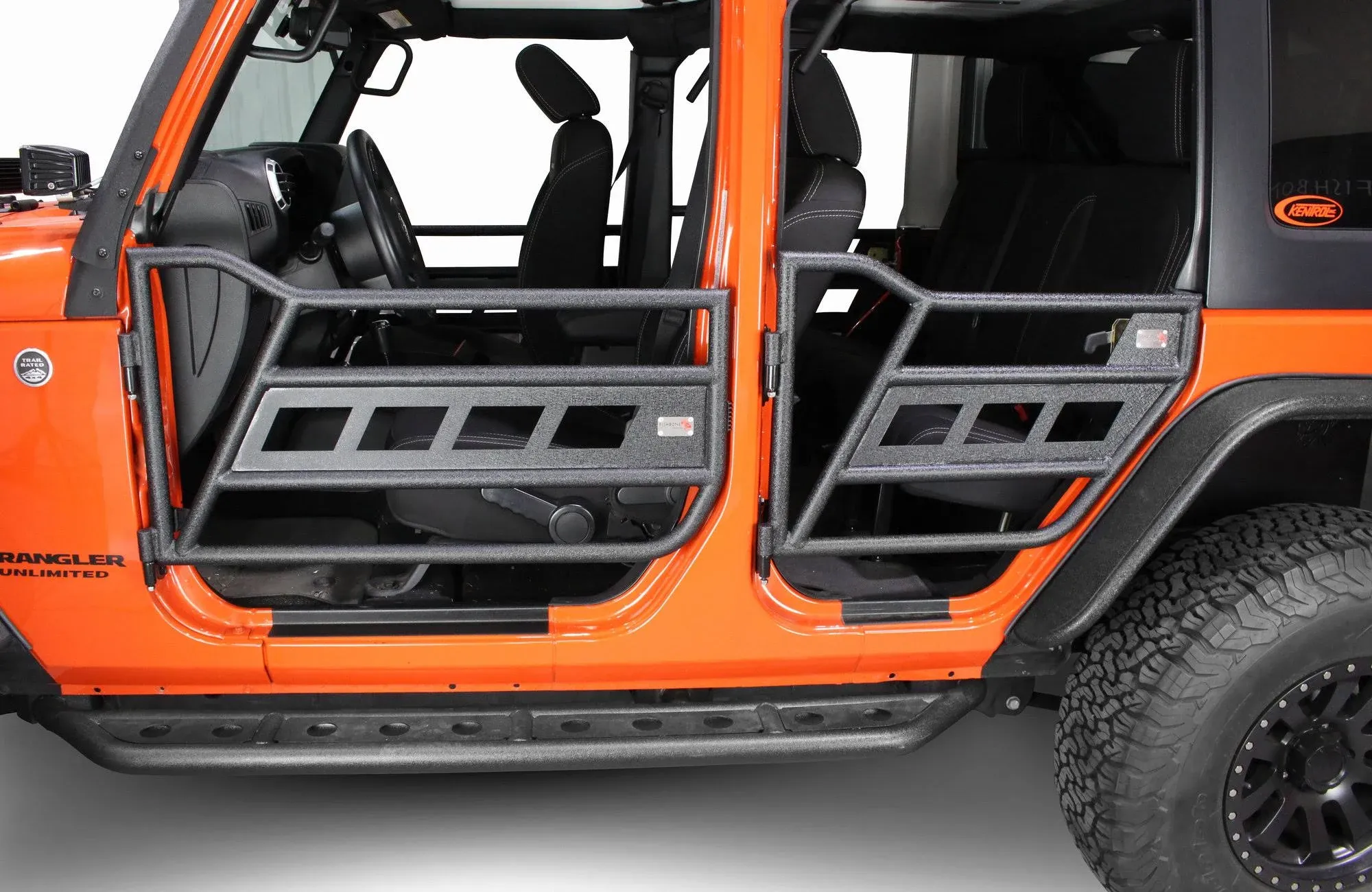 Fishbone Offroad 07-18 Jeep Wrangler JK 4 Door Front/Rear Tube Doors - FB24022