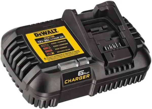 DEWALT DCB1106 6 Amp 12V 20V 60V MAX FLEXVOLT Li-ion Fast Battery Charger