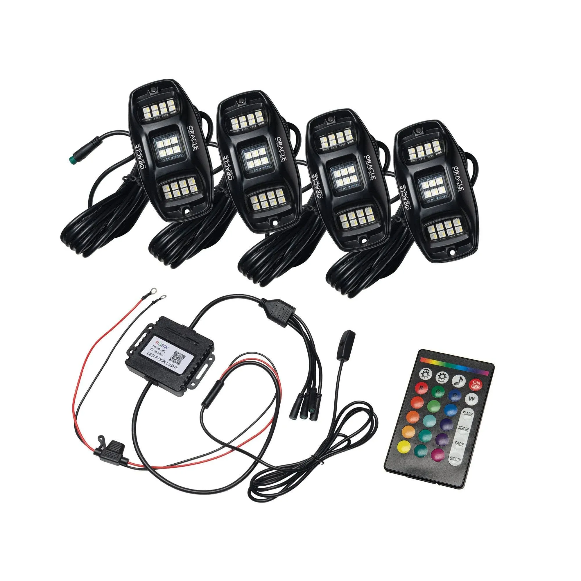 Oracle Lighting Colorshift RGB+W Rock Light Kit (4pcs) 5895-339