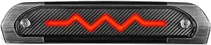 DNA MOTORING 3BL-DRM02-3D-T5-LED-BK Black Housing Pulsating Line 3D LED High Mount 3rd Third Brake Light [Compatible with 02-08 Dodge Ram 1500/03-09 Ram 2500 3500]