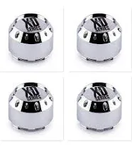 4 Pack KMC XD Series 464k106 Chrome Wheel Center Cap 6 Lug