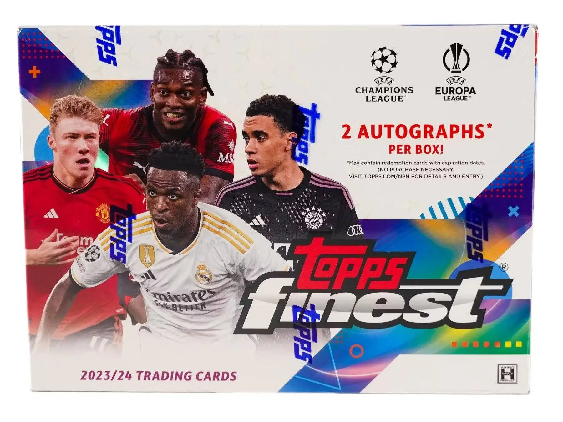 2023/24 Topps Finest UEFA Club Competitions Soccer (Fussball) Hobby Box