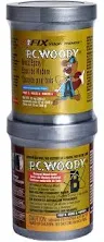  Pasta Epoxi Para Reparacion De Madera Pc-woody, Dos Partes, 12 Oz En Dos Lat...