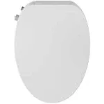 DeerValley DV-1S0028 Elongated Manual Bidet Toilet Seat with Self Cleaning Dual Nozzles, Rear & Feminine Cleaning, Non-Electric Bidets for Existing