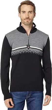 Dale of Norway Lahti Men’s Sweater - 100% Lightweight Wool Sweaters for Men - Regular Fit Men’s Pullover - Men’s Sweater