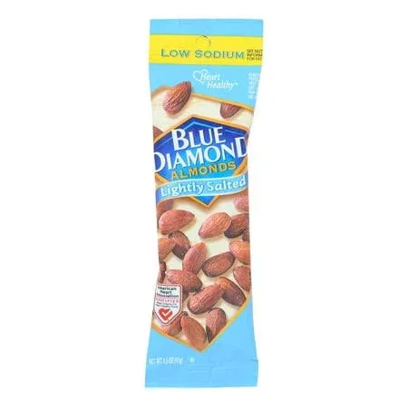 Blue Diamond Nut Almond Lightly Salted 1.5 oz (Pack Of 12)