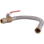 18 In. Push-Fit Water Heater Connector