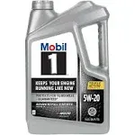 Mobil Motor Oil, Advanced Full Synthetic, 5W-20 - 5 qt