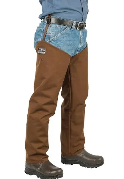 Snake Proof, Briar Proof,100% Waterproof Hip Wader, Made in U.S.A. Brown