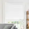 Chicology Belgian Snow Cordless Light Filtering Privacy Polyester Roman Shades 34 in. W x 64 in. L RMBS3464