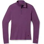 Smartwool Women's Classic Thermal Merino Base Layer 1/4 Zip - Purple Iris Heather M