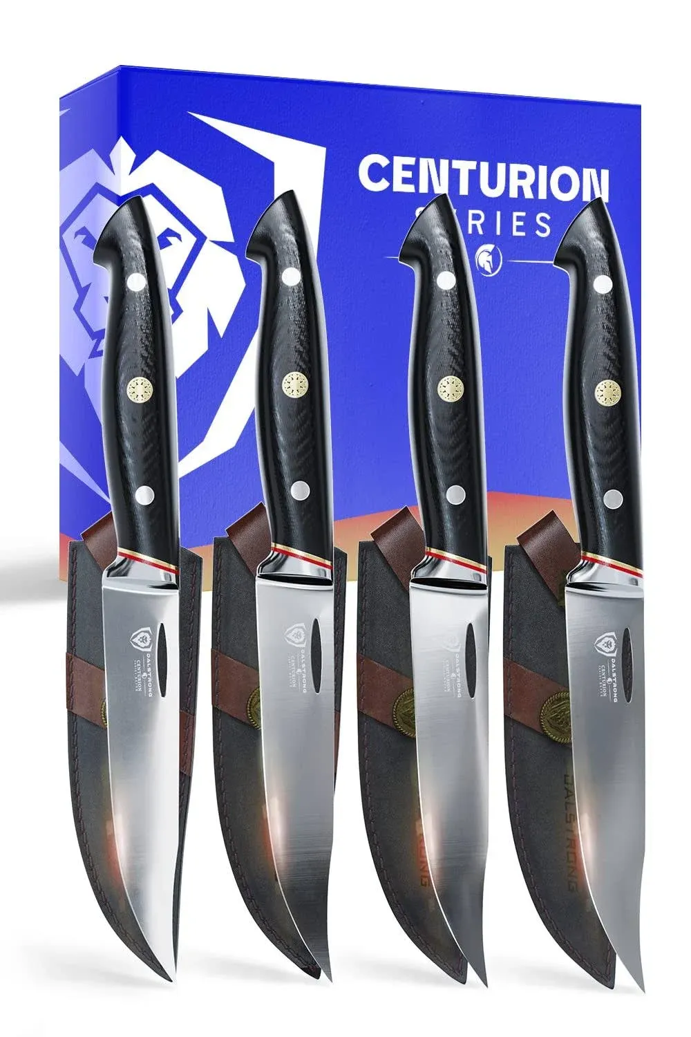 Steak Knife Set - 4 Piece | 5" Blade | Centurion Series | Dalstrong ©